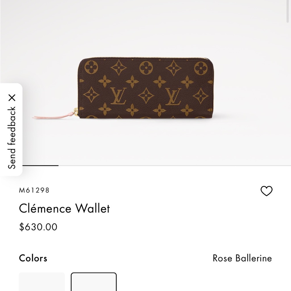 NEW WITH TAGS Louis Vuitton Clémence Wallet